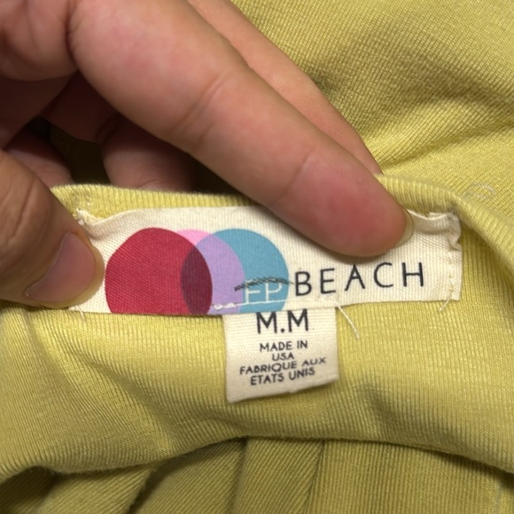 Free People FP Beach Aubre Open-Back Essential Maxi Mustard Yellow - Picture 3 of 8